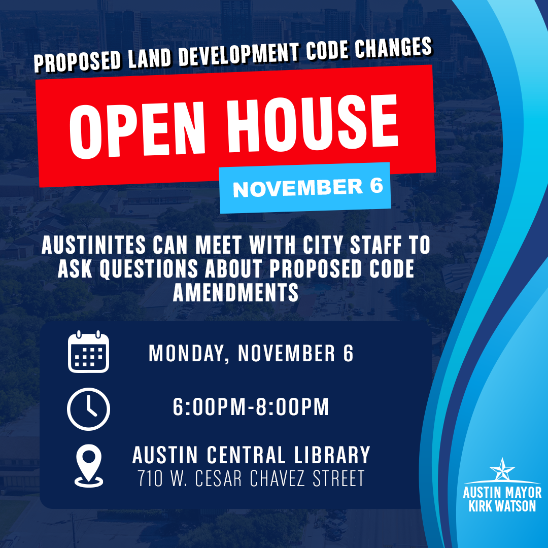 Land Development Code Open House